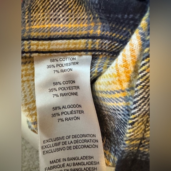 Lee mens Size Medium REGULAR FIT long sleeve flannel - Picture 4 of 11